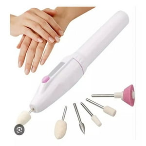 Genérico - Set Torno Para Uñas Manicure Lima Portátil