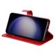 thumbnail image 5 of Funda tipo cartera para Samsung Galaxy S25 con bolsillo con cremallera y ranuras para tarjetas – Función de soporte Rojo, 5 of 6