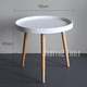 thumbnail image 3 of Mesa de centro lateral redonda Magic - Blanco, 3 of 3