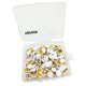 thumbnail image 1 of Chinchetas VAPKER 200 PCS Cabeza Redonda de Plástico Blanco, 1 of 7