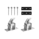 thumbnail image 4 of 2 Soportes Para Paneles Solares, Resistentes, Para Barcos, Remolques Y Caravanas, 4 of 5