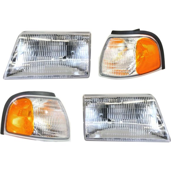 Kit de faros Garage-Pro para Mazda B3000 1998-2000, 4 piezas