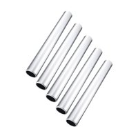 Magideal - 5Pcs Relay Relay Batones Running Race Sticks Reutilizable Nonslip 29Cm Suministro Herramientas De Entrenamiento De Bastones De Atletismo Para Práctica Plata