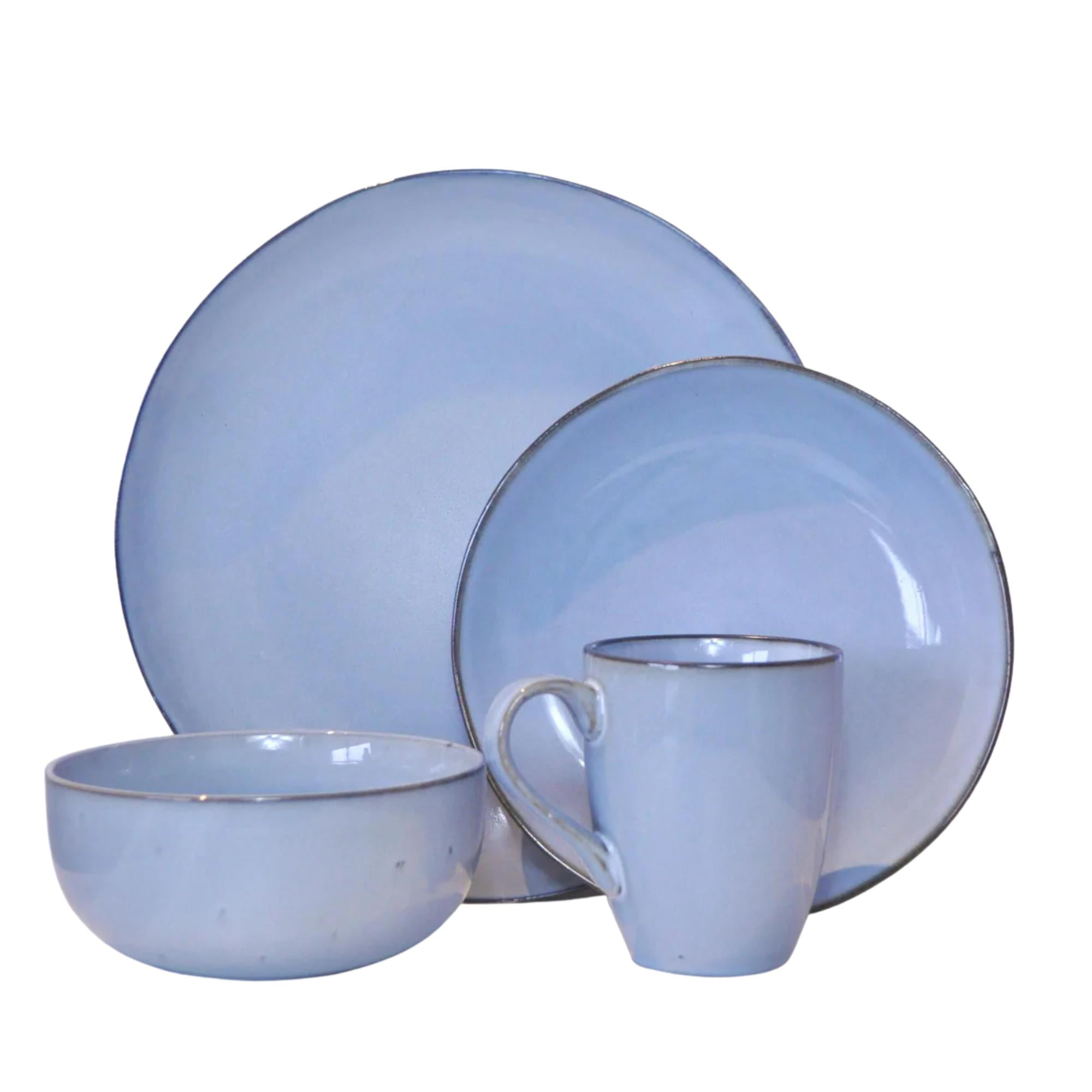 Decoexpress - Juego De Loza 24 Piezas Vajilla Cerámica Estocolmo