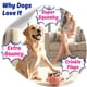 thumbnail image 4 of Juguete para perro PeppyPawz Piggy de peluche 3 en 1, chirriante y resistente, 4 of 9