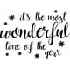 thumbnail image 1 of Decomural It's The Most Wonderful Time Christmas WS-50029, 1 of 2
