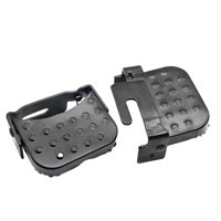 Ioensy - Pedales Traseros De Bicicleta Clavijas De Pie De Bicicleta De Metal Para Montar En Bicicleta Accesorios 11,8 Cm X 9,8 Cm