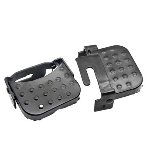 Ioensy - Pedales Traseros De Bicicleta Clavijas De Pie De Bicicleta De Metal Para Montar En Bicicleta Accesorios 11,8 Cm X 9,8 Cm