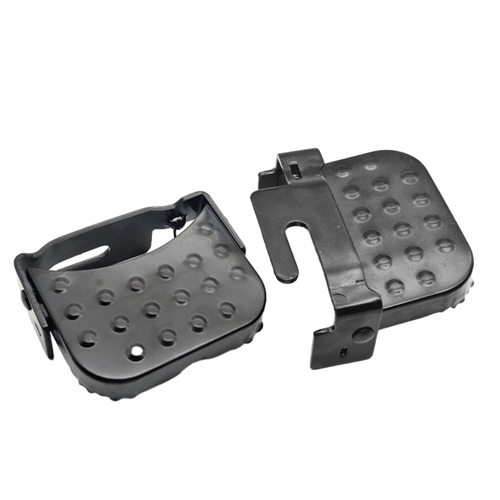 Ioensy - Pedales Traseros De Bicicleta Clavijas De Pie De Bicicleta De Metal Para Montar En Bicicleta Accesorios 11,8 Cm X 9,8 Cm