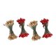 thumbnail image 5 of 200 Unids Bayas De Doble Cabeza Artificial DIY CRAFT DARK ROJO Dorado, 5 of 5