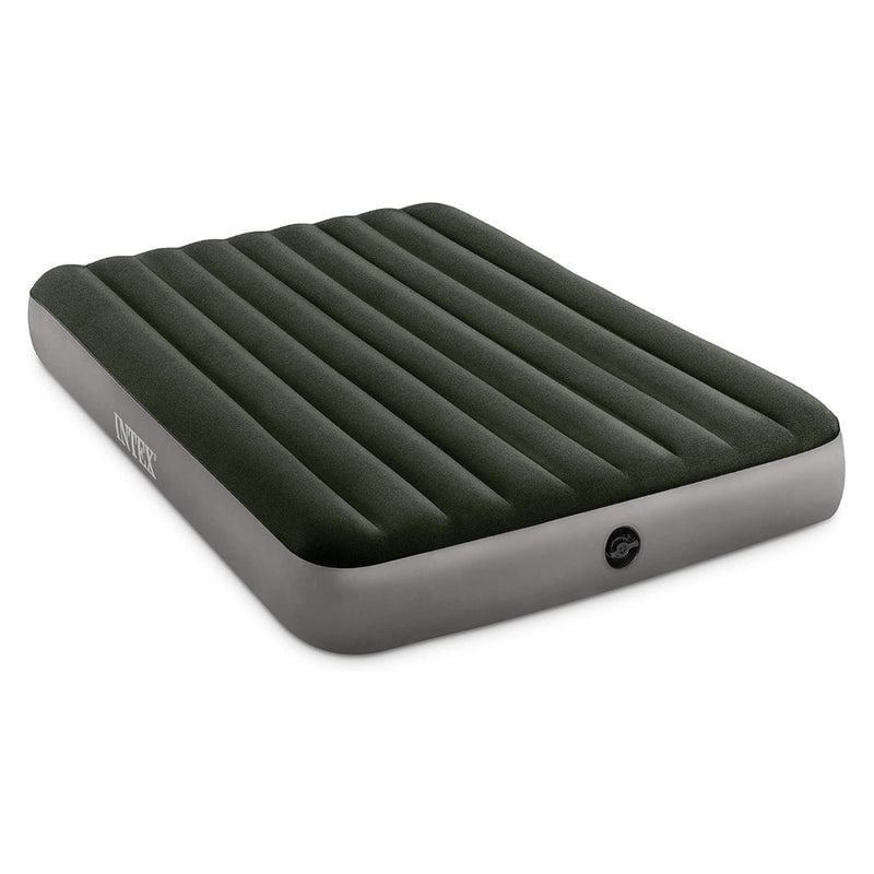 Colchón Inflable Con Inflador A Pilas Intex 2 Plazas Prestige Downy 152x203x25 Cm