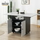 thumbnail image 4 of Mesa comedor Isla Multiuso Gris/Negro, 4 of 6