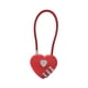 thumbnail image 2 of Love Lock Candado De Corazón Candado Pequeño De Metal En Forma De Corazón Para El Día De San Valentín Rojo, 2 of 3