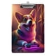 thumbnail image 1 of Corgi Portapapeles de acrílico A4, tamaño carta estándar, carpeta con clip 31.8x 21.5CM para estudiantes, profesores y oficina, 1 of 6