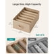 thumbnail image 5 of Set de 4 organizadores de ropa para armario SONGMICS, color beige, 5 of 6
