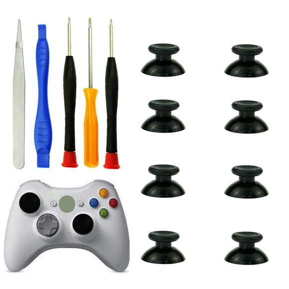Cápsulas para joystick CTHTBZ 8 piezas 3D Xbox 360 (azul) – Kit de herramientas