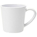 Taza De Café/Té Yanco Mile Stone Ms-9018Wt, 200 Ml, Melamina Blanca