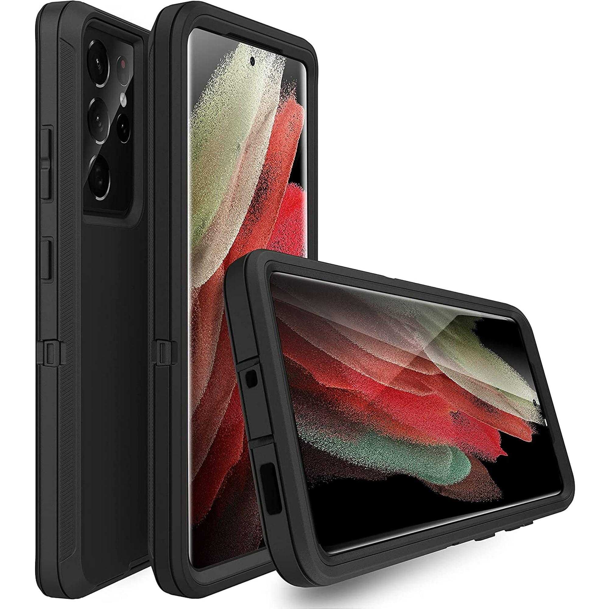 Funda Mxx Para Galaxy S21 Ultra Cubierta De Parachoques Cor Negro