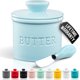thumbnail image 1 of Porcelana de cocina Butter Crock Zulay con tapa y cuchillo, azul claro, 1 of 8