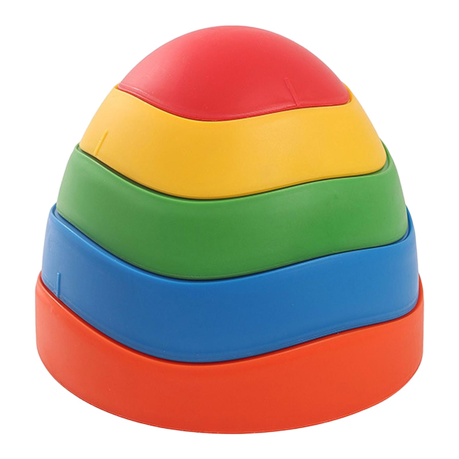 Bothyi - 5 Piezas Balance Stepping Stones Equilibrio Entrenamiento Colorido Para El Aprendizaje Temprano