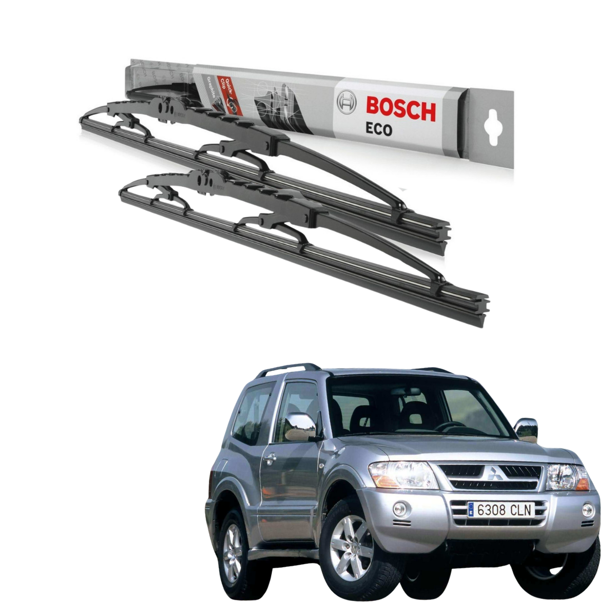 Plumillas Bosch Eco Para Mitsubishi Montero 2001-2007