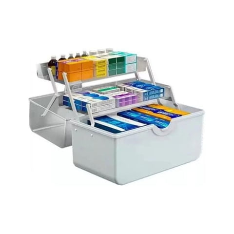 Genérico - Caja Organizadora Plastica Multiuso Compartimientos Portatil