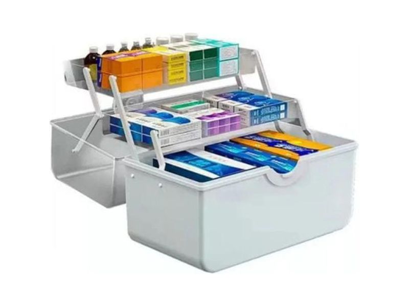 Genérico - Caja Organizadora Plastica Multiuso Compartimientos Portatil