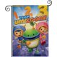 thumbnail image 1 of Team Umizoomi-bandera de jardín temática. Regalo perfecto para fans, amigos y familiares, ideal para actividades al aire libre y decoración de fiestas.28CM*45CM, 1 of 6