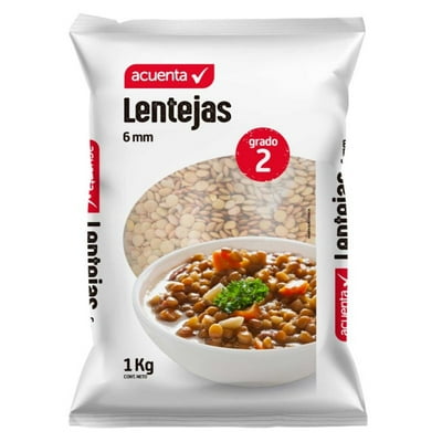 Lentejas 6Mm Bolsa 1 Kg Acuenta