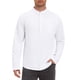 thumbnail image 5 of INSPIRE CHIC Camisetas Henley de Hombre Manga Larga con Botón y Bolsillo en el Pecho Camiseta Casual L Blanco, 5 of 6