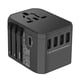 thumbnail image 2 of Adaptador de viaje internacional, Evershop 5.6A 4 puertos USB y tipo C, 2 of 2
