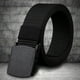 thumbnail image 4 of Men's Nylon Canvas Belt Plastic Buckle Metal-Free Military Tactical Waist Belt Outdoor Hiking Web Webbing Belt, 4 of 5