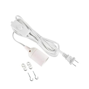 Ioensy - Cable Alargador Para Lámpara Colgante Con Portalámparas E26, Estilo Rústico, 4,5 M, Color Blanco