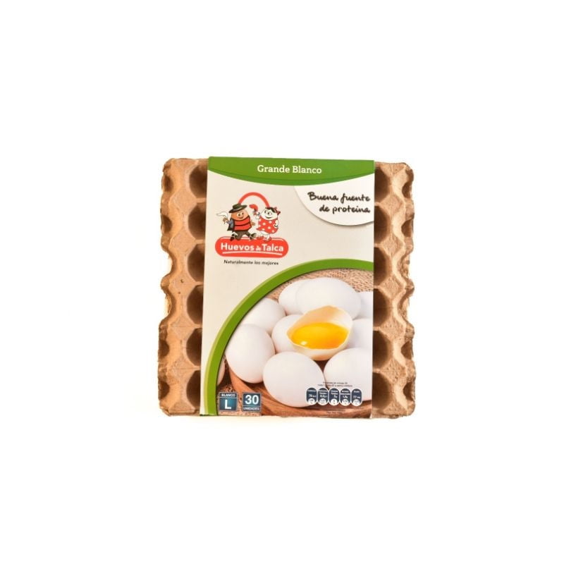 Huevo Grande Blanco 30 Un 30 Un Huevos De Talca