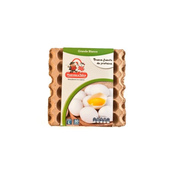 Huevos Tradicionales Grande Blanco, 30 Un