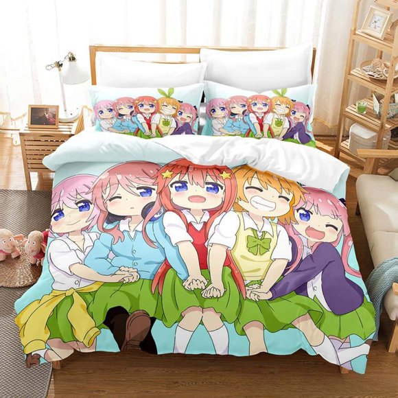 Anime Wataten! An Angel Flew Down to Me Bedding Set Single Twin Full Size Bed Set Adult Kid Bedroom Duvet cover Sets Bed Sheets