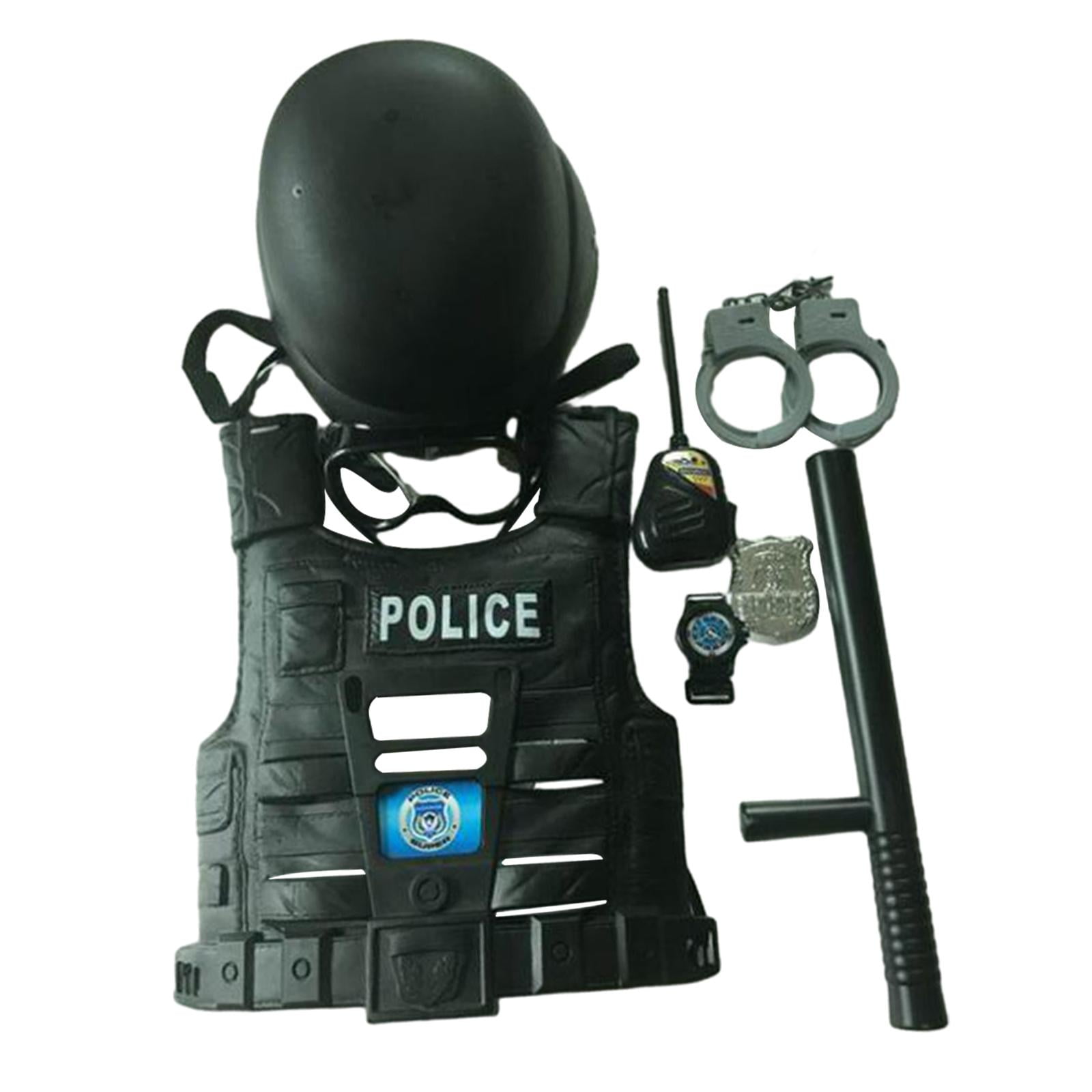 Bothyi - 9x Disfraz De Policía Para Niños, Accesorios De Disfraz Para Actuaciones De Carnaval