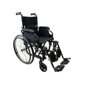 Glomed - Silla De Ruedas Pediátrica Niños Negra Ultra Liviana