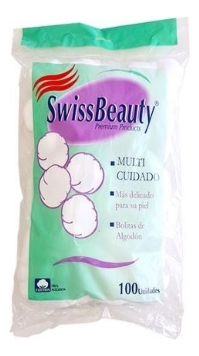 Cga Chile - Algodón En Bolita ( 5 Paquetes) X 100 Unidades