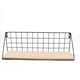 thumbnail image 1 of Repisa Estante de Pared Muro de Metal Y Madera 45X14X11cm, 1 of 2