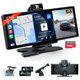 thumbnail image 1 of Pantalla inalámbrica Apple CarPlay TECXERLLON de 10.26" con cámara de tablero 4K, 1 of 7