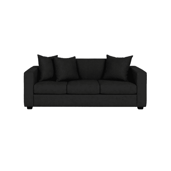 Sofa Noir 3c Lino Gris Oscuro
