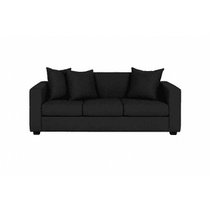 Jamaroff Home Atelier - Sofa Noir 3C Lino Gris Oscuro