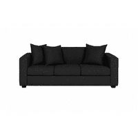Jamaroff Home Atelier - Sofa Noir 3C Lino Gris Oscuro