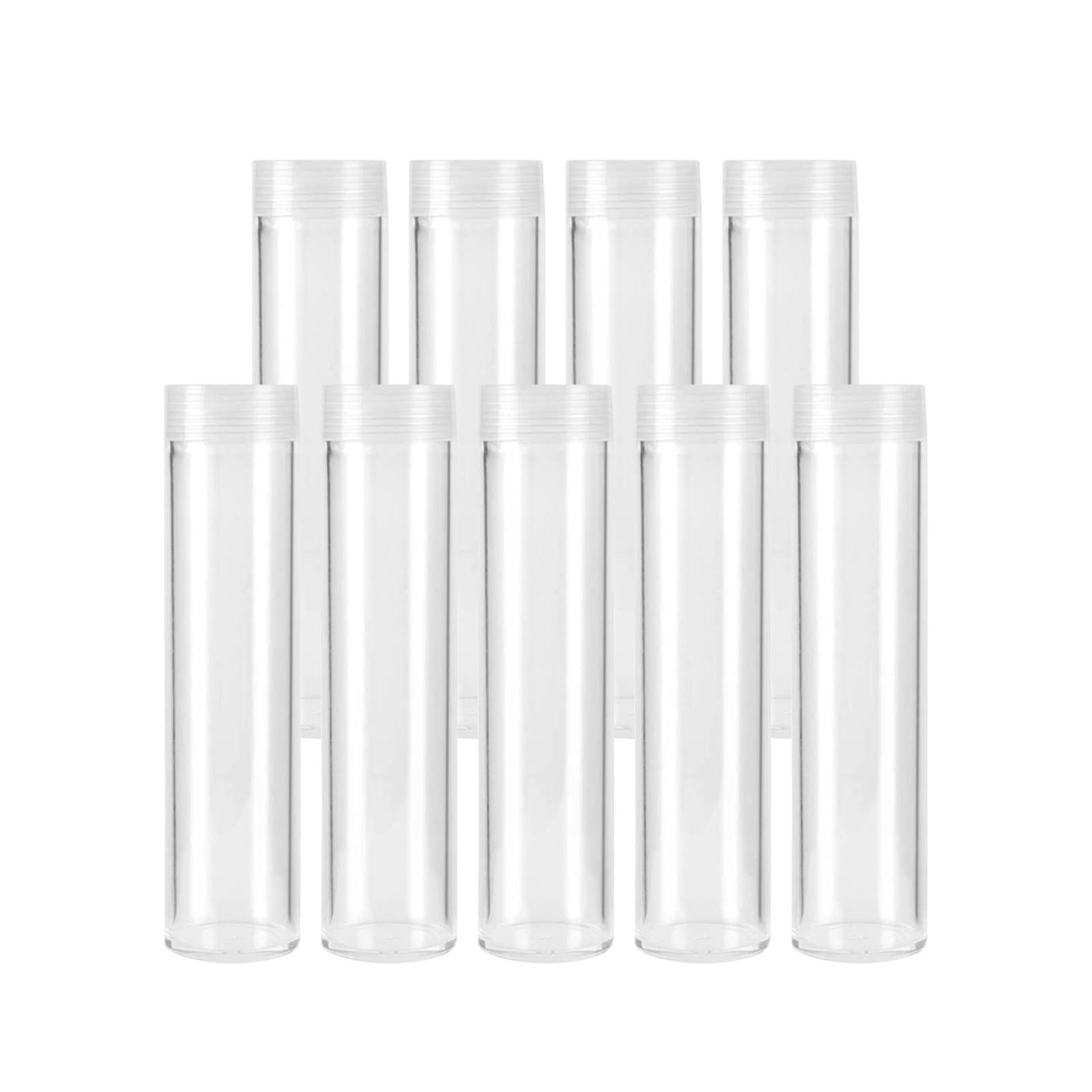 Magideal - Soporte De Cuentas Transparente, Protector De Cuentas, Soporte De Cuentas, Tubo, Colección De Cuentas, Contenedor, Tubo De Cuentas Transparente, 25 Mm