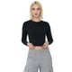 thumbnail image 1 of Polera Mujer Crop Manga Larga Negro Corona, 1 of 5