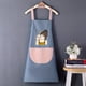 thumbnail image 1 of Waterproof And Oil-proof Cartoon Girl Print Apron, New Kitchen Home Cooking Transparent Waist Overalls, 1 of 5