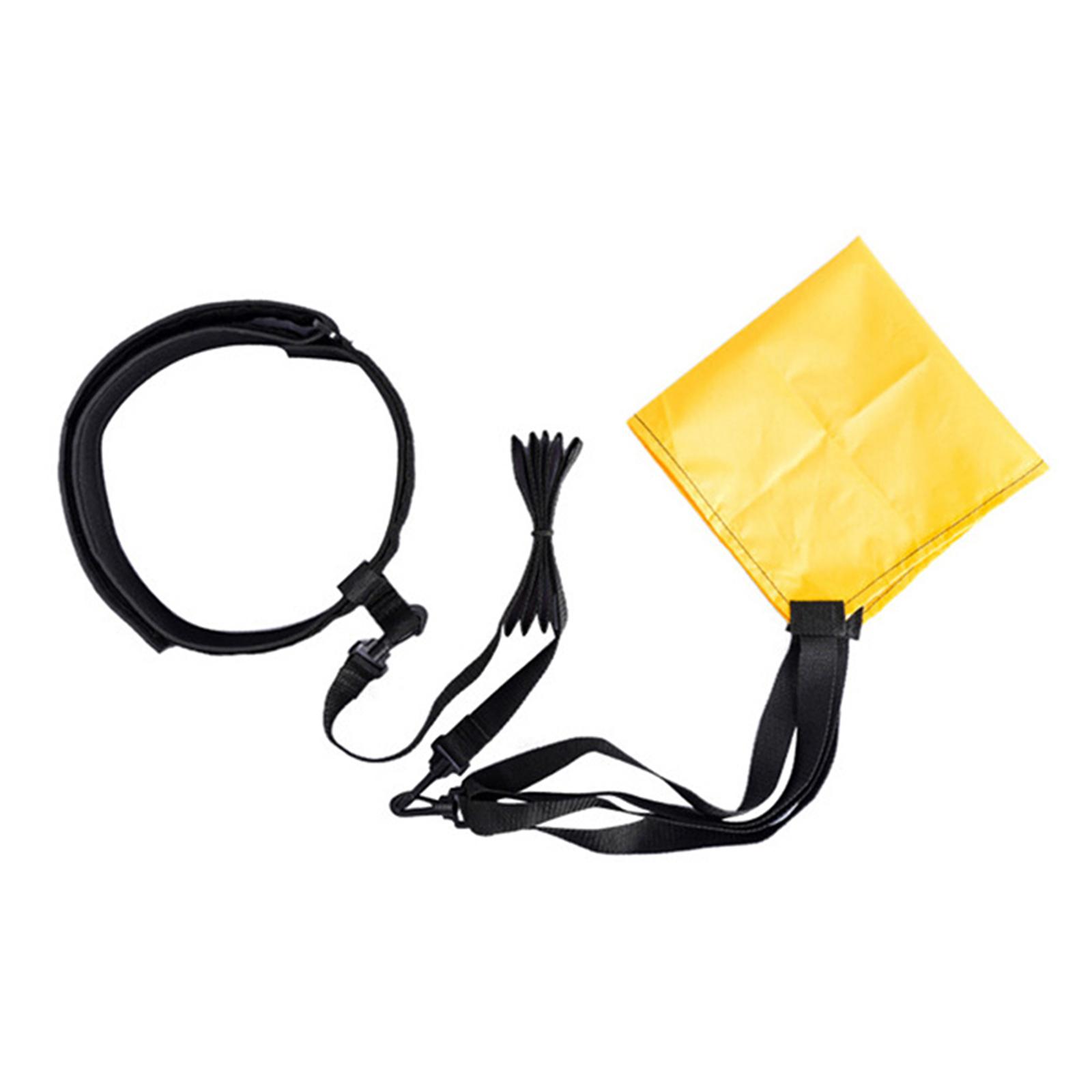 Magideal - Cinturón De Resistencia A La Natación, Cinturón De Ejercicio De Entrenamiento De Natación, Cuerdas De Resistencia A La Natación Con Paracaídas De 30 Centimetros
