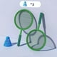 thumbnail image 5 of Juego De Raqueta De Bádminton, Raqueta De Tenis Para Niños Para Entrenamiento En El Patio Trasero, Verde Para Niños, 5 of 5