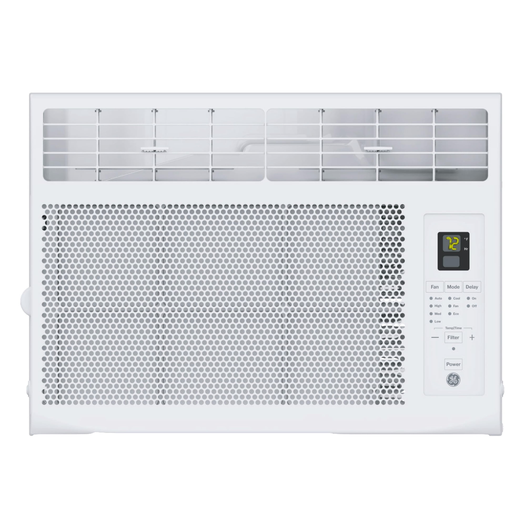 Aire Acondicionado Ge Window De 6.000 Btu Para 23 M² Con Ventilador Blanco